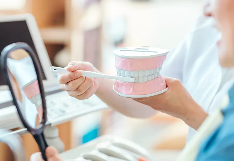 ブラッシング指導